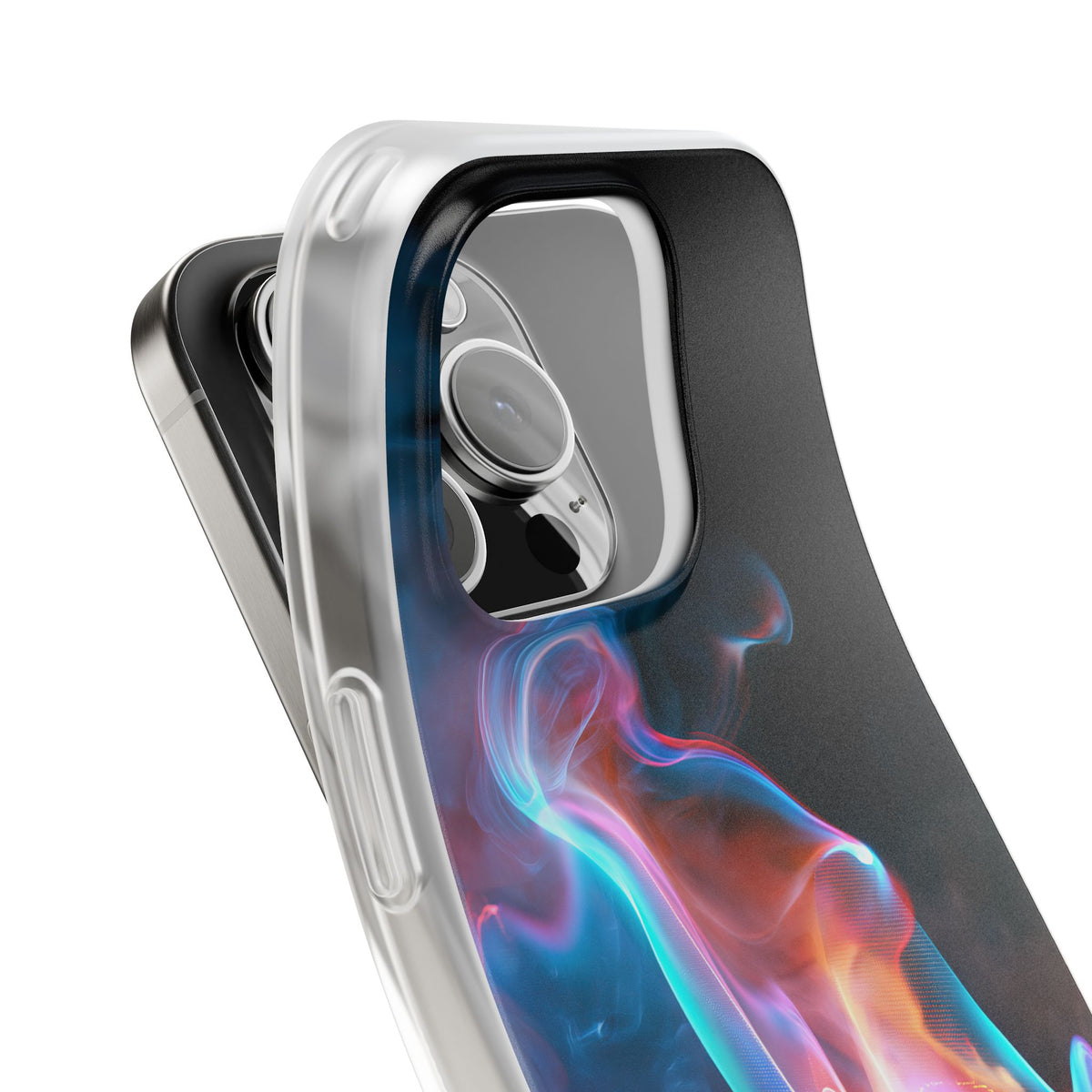 Neon Waveform · Lite Phone Case for iPhone ·  Black