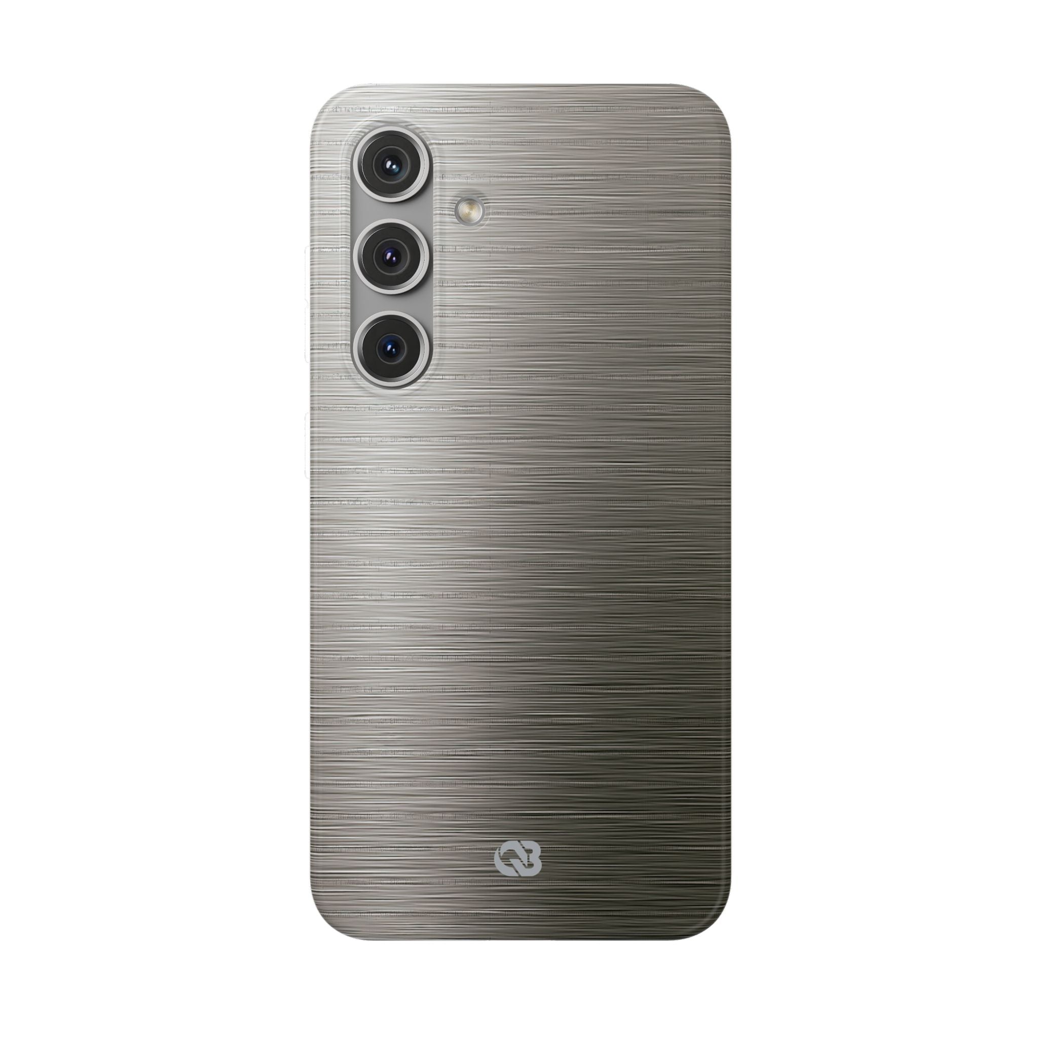 Grey Lite Phone Case for Samsung - Brushed Industrial Steel
