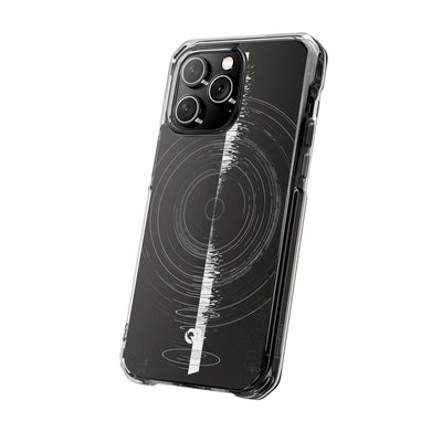 Black Impact MagSafe Phone Case for iPhone - Obsidian Orbital Signal