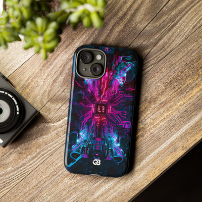 Neural Circuit Core · Tough Phone Case for iPhone · Black