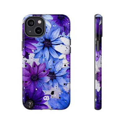 Ink Splatter Blooms · Tough Coque de téléphone pour iPhone