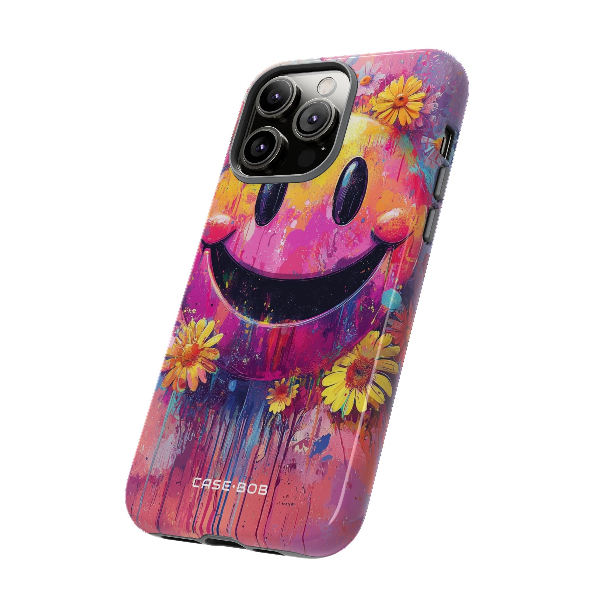 Smiley Bloom iPhone 14 Pro Max Case - Tough
