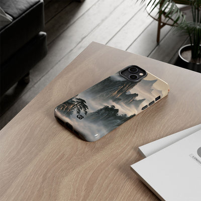 Sacred Mountain Mist · Tough Phone Case for iPhone · Beige