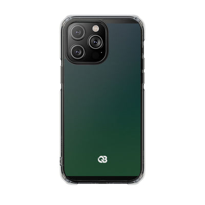 Deep Forest Nocturne · Clear Impact Magnetic Phone Case for iPhone · Green