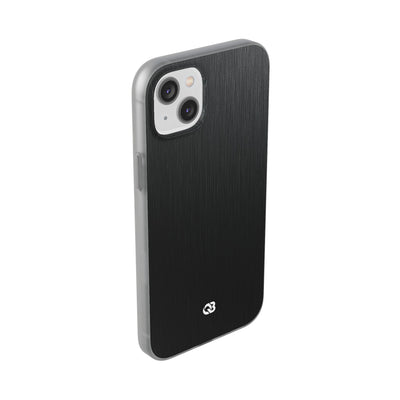 Black Lite Phone Case for iPhone - Brushed Obsidian Slate