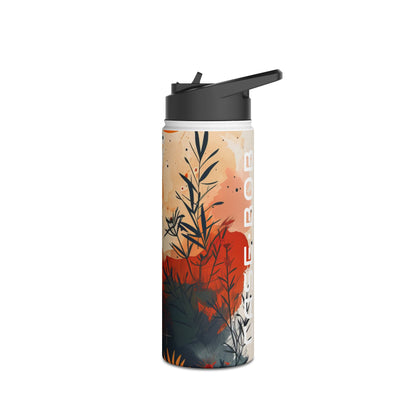 Solar Bloom - Stainless Steel Water Bottle