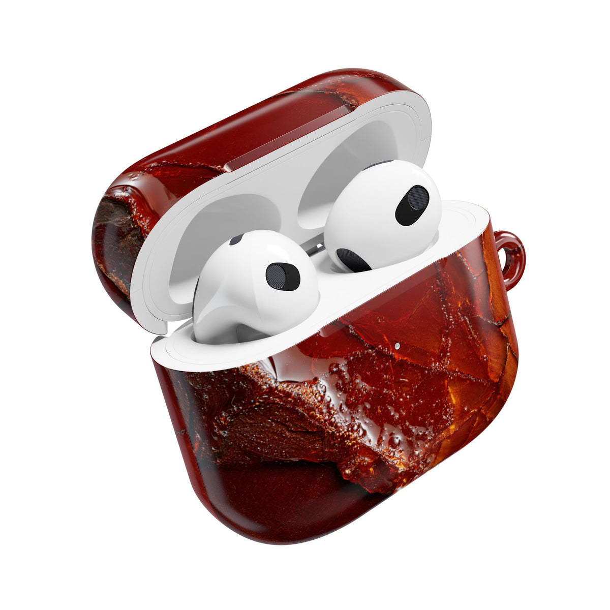 Amber Embrace · Hard Case for AirPods & AirPods Pro · Brown
