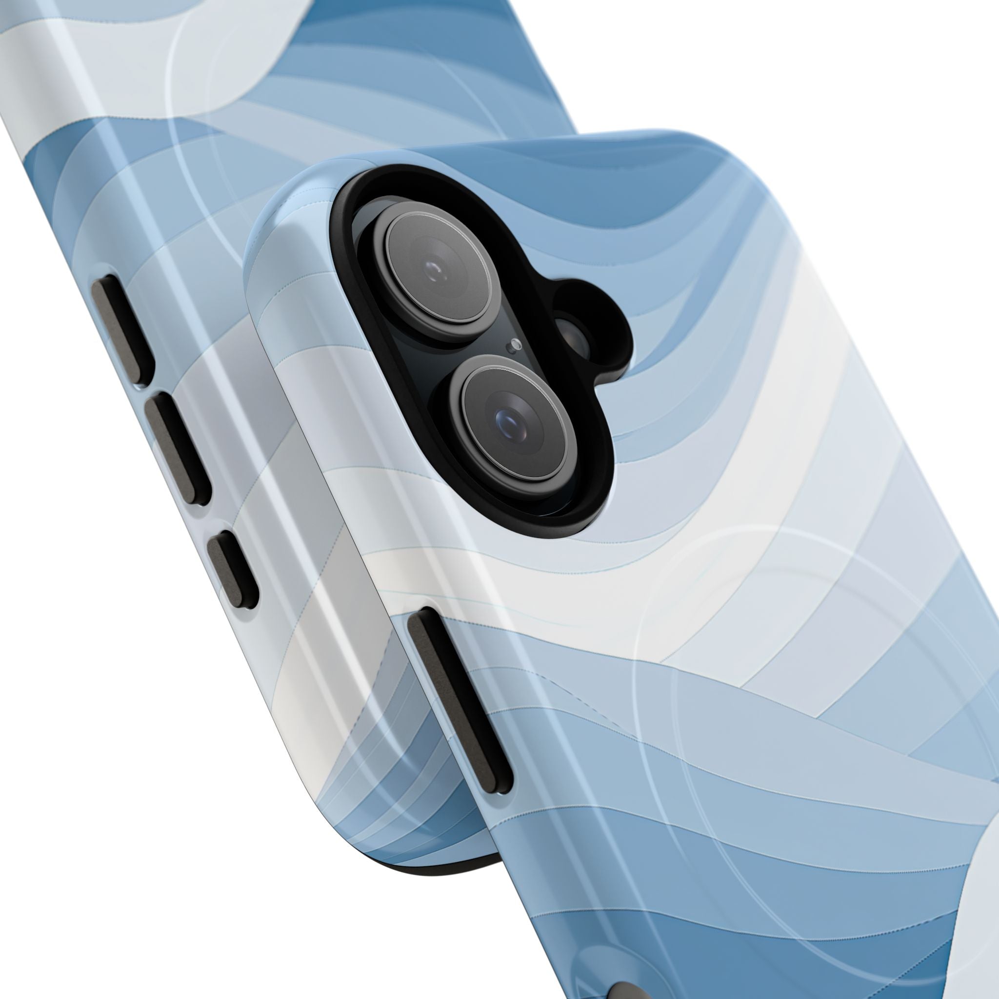 Blue Tough 2.0 Magsafe Phone Case for iPhone - Glacial Indigo Flow