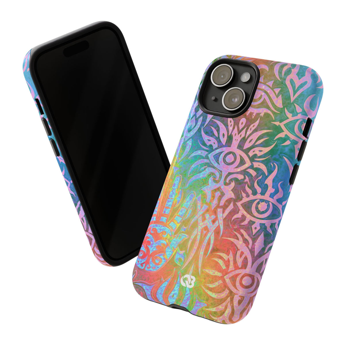 Chromatic Mystic Sigil · Tough Phone Case for iPhone · Blue