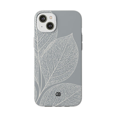 Minimal Leaf Skeleton · Lite Phone Case for iPhone ·  Grey