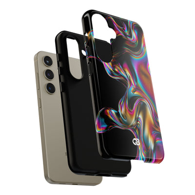Purple Tough Phone Case for Samsung - Liquid Neon Chrome