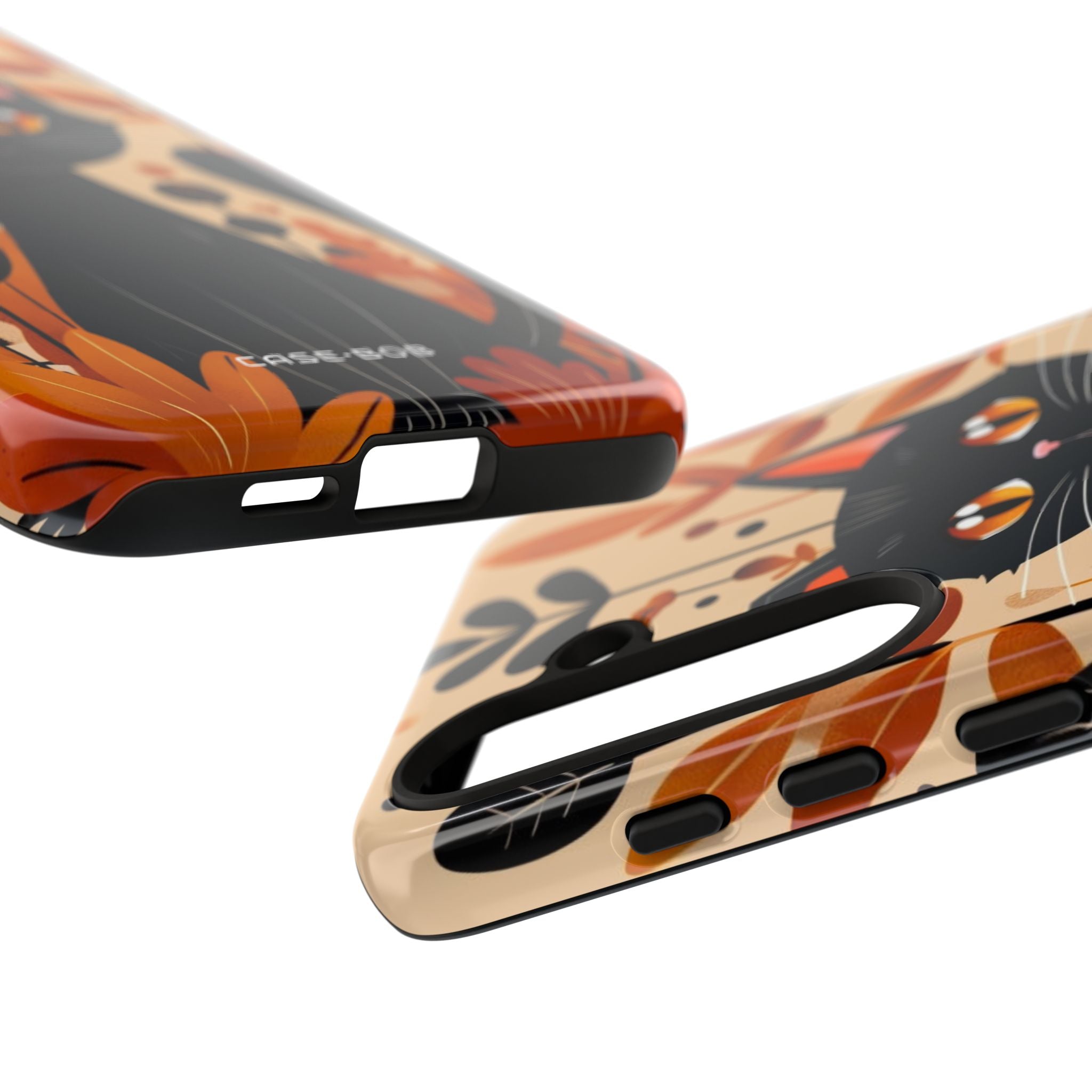 Schwarze Katze Glow Samsung S24 Plus Case - Tough