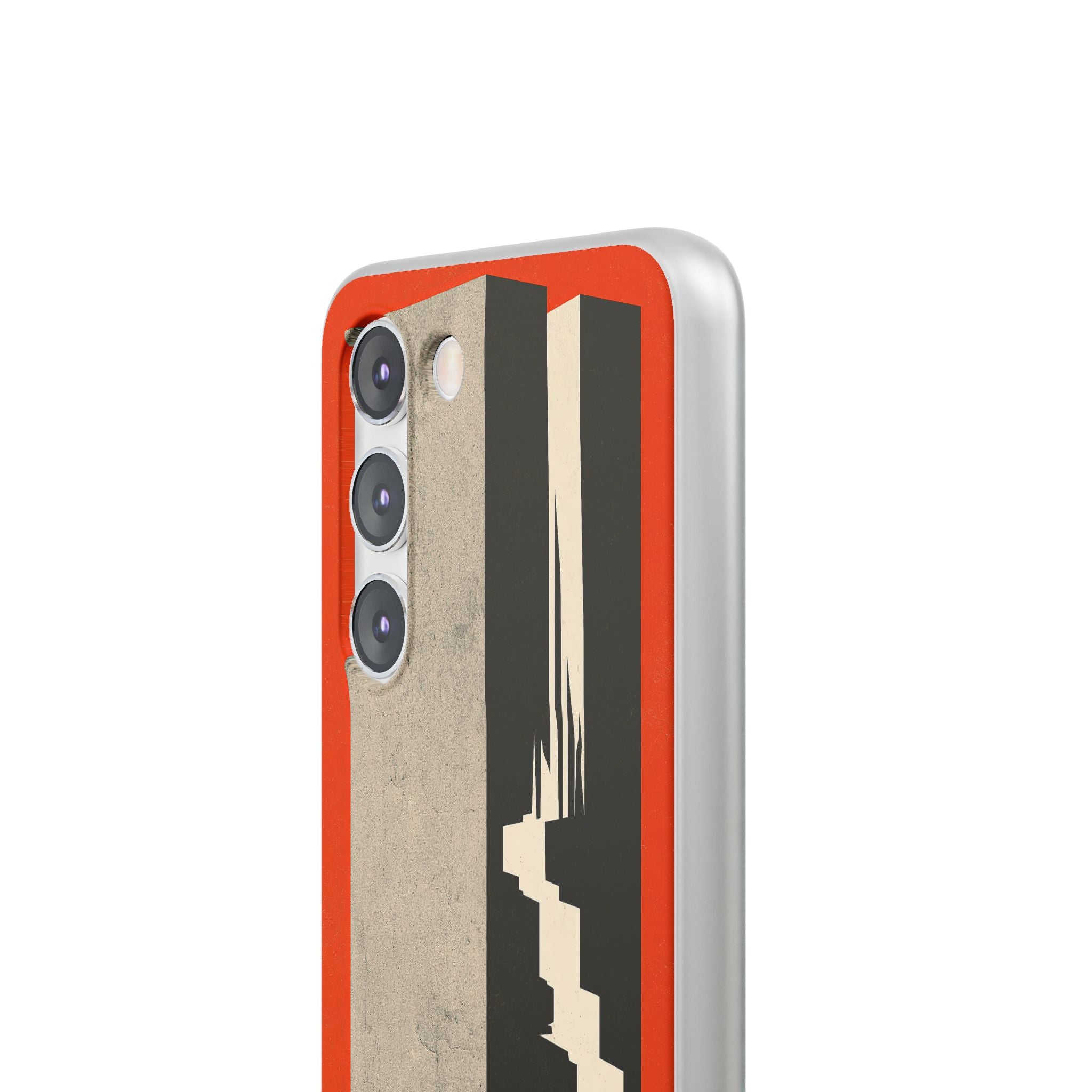 Orange Lite Phone Case for Samsung - Orange Monolith Rift