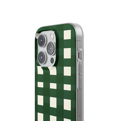 Hunter Green Plaid · Soft Handyhülle für iPhone