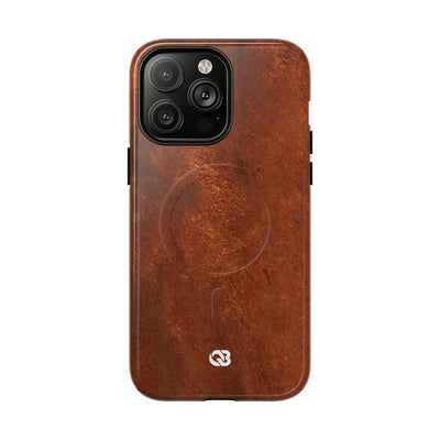 Orange Tough 2.0 Magsafe Phone Case for iPhone - Oxidized Iron Crust