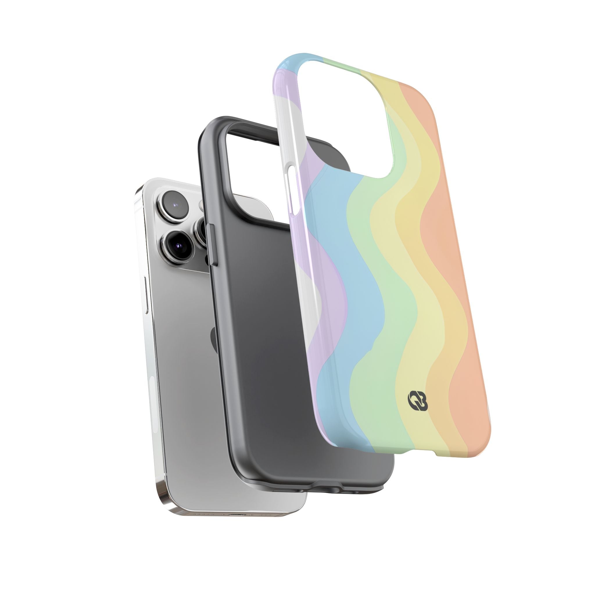 Pastel Ripple Flow · Tough Case na iPhone