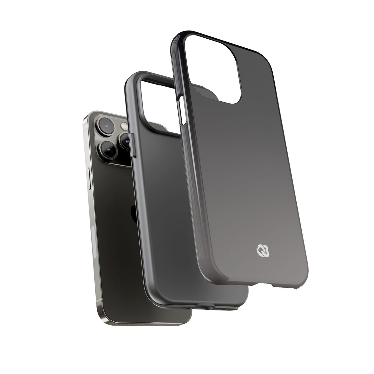 Obsidian Fade · Tough Phone Case for iPhone · Black