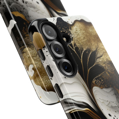 Molten Onyx Gold · Tough Coque de téléphone pour Samsung