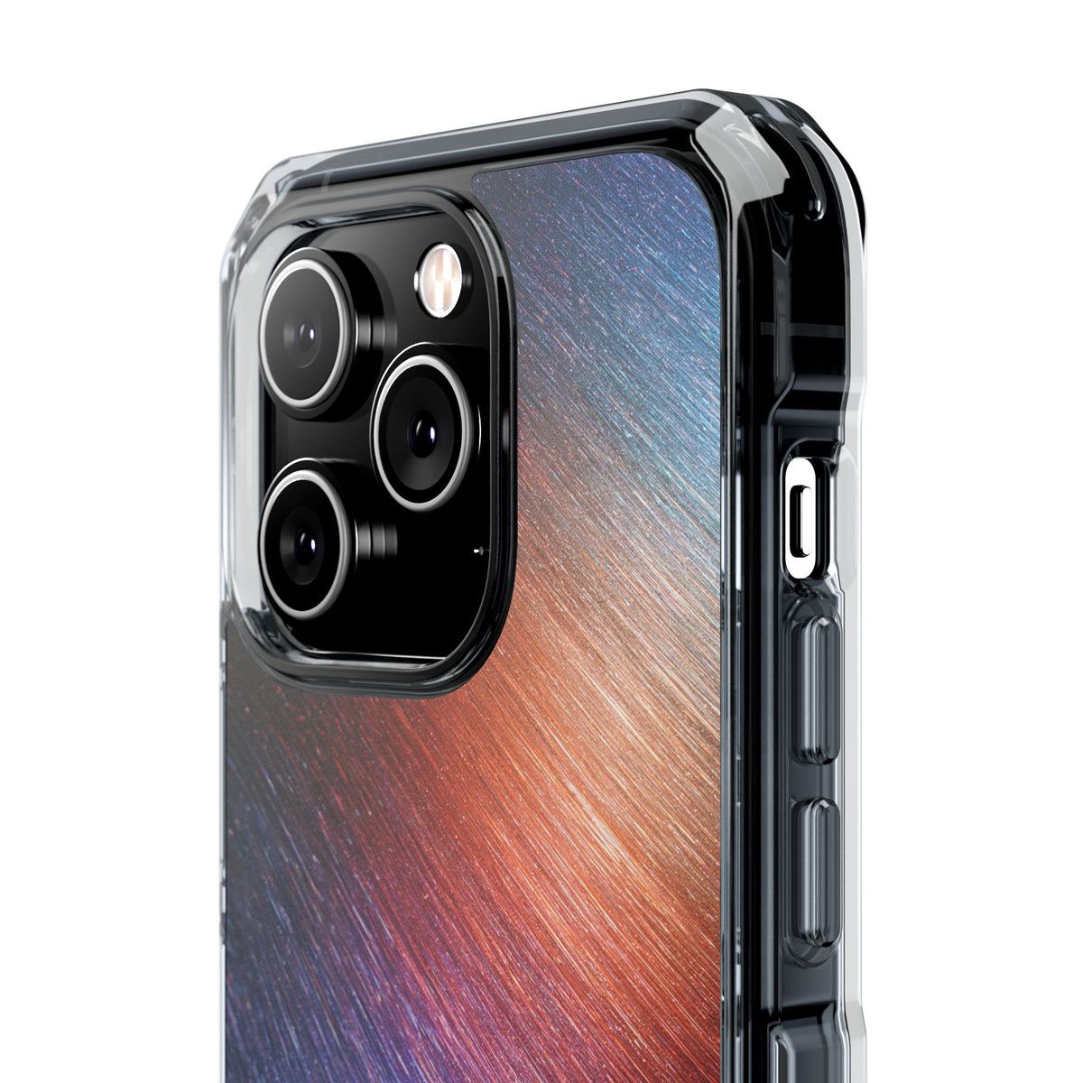 Radiant Energy Stream · Clear Impact Magnetic Phone Case for iPhone · Blue