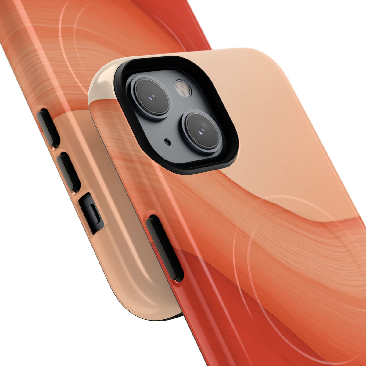 Terracotta Flow · Tough 2.0 Magnetic Phone Case for iPhone · Orange