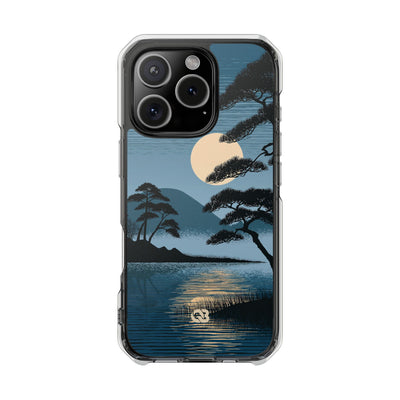 Blue Impact MagSafe Phone Case for iPhone - Midnight Kyoto Pine