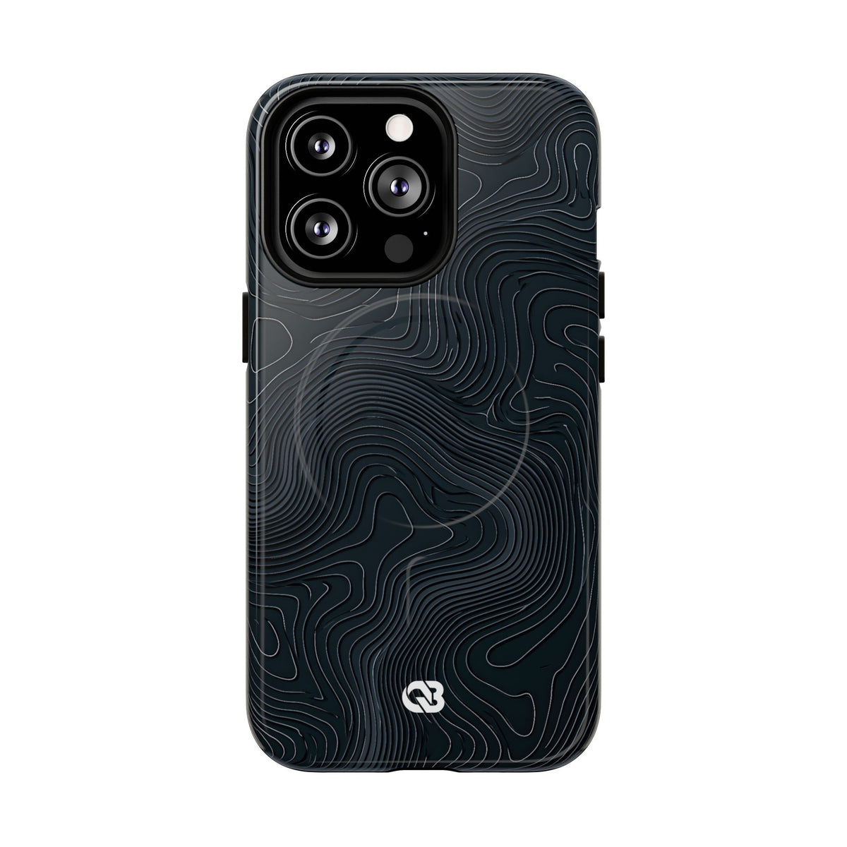 Obsidian Elevation · Tough 2.0 Magnetic Phone Case for iPhone · Black