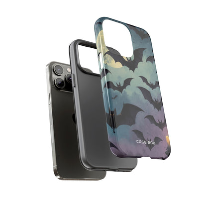 Leuchtender Fledermaus-Schwarm iPhone 14 Pro Max Case - Tough
