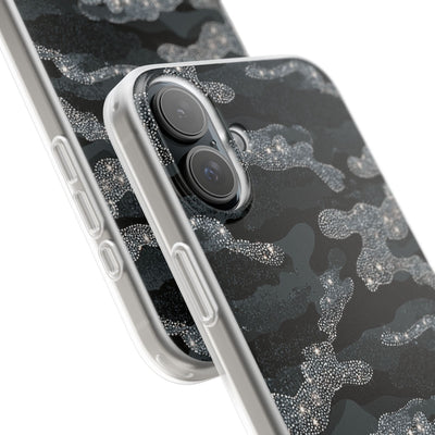 Glitter Shadow Camo · Lite Phone Case for iPhone ·  Black