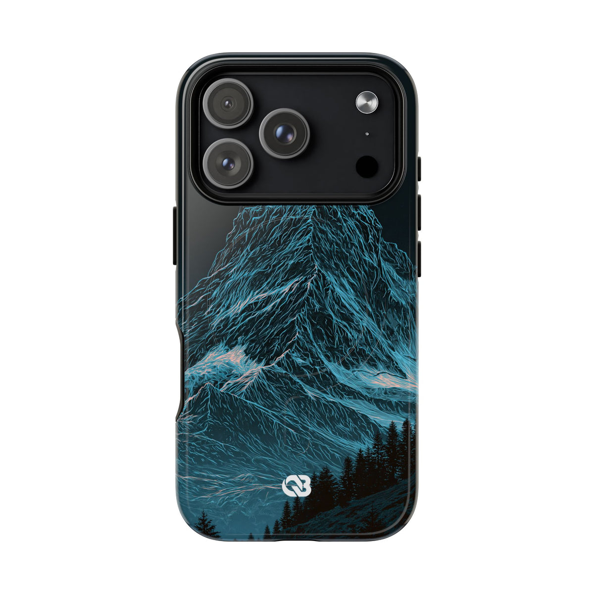 Glacial Alpine Peak · Tough 2.0 Magnetic Phone Case for iPhone · Blue