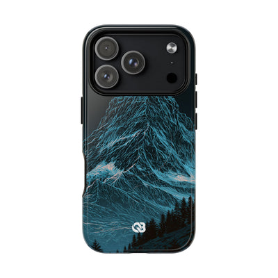 Glacial Alpine Peak · Tough 2.0 Magnetic Phone Case for iPhone · Blue