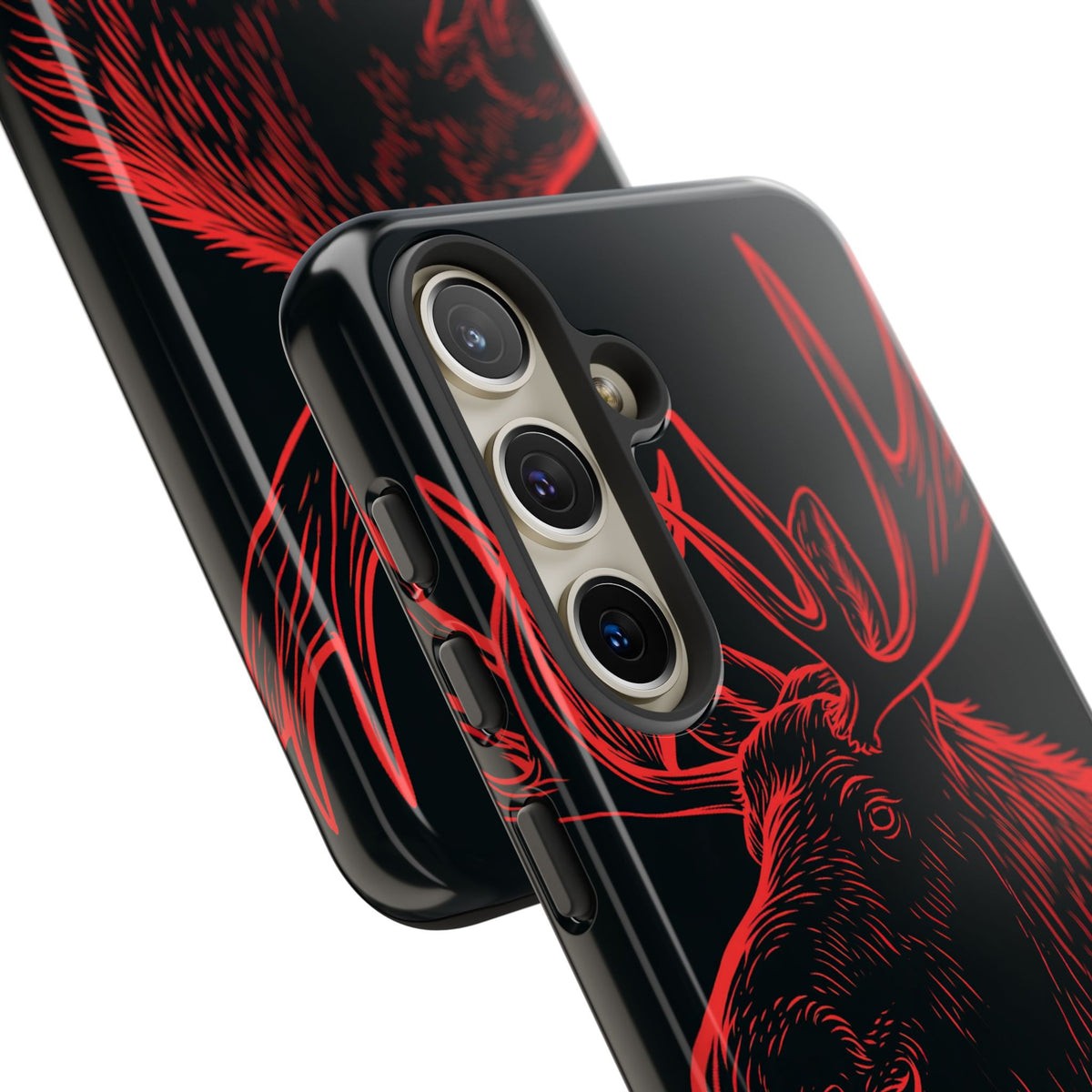 Nordic Elk · Tough Phone Case for Samsung · Black