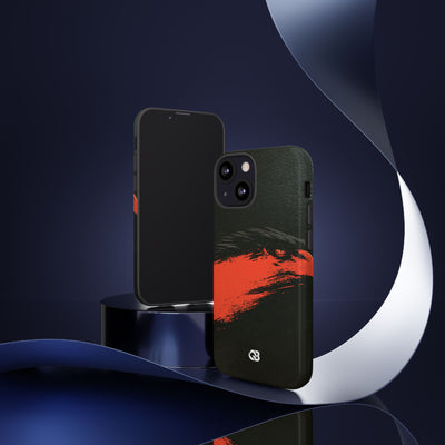 Crimson Raptor Noir · Tough Phone Case for iPhone · Black