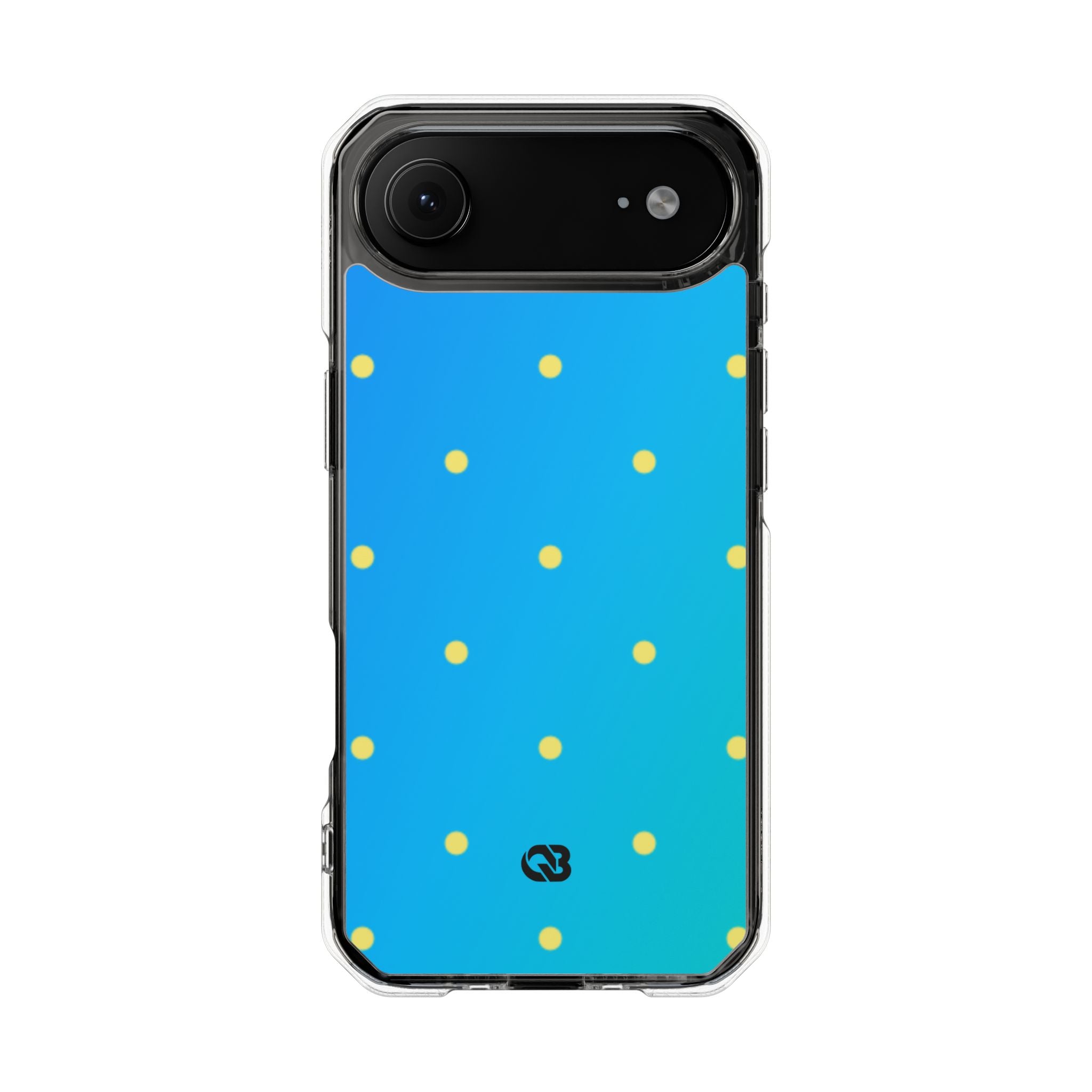 Cyan Sun Dots · Impact Coque de téléphone pour iPhone · Magsafe