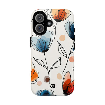 Ink Watercolor Tulips · Tough+ Phone Case for iPhone · Magsafe