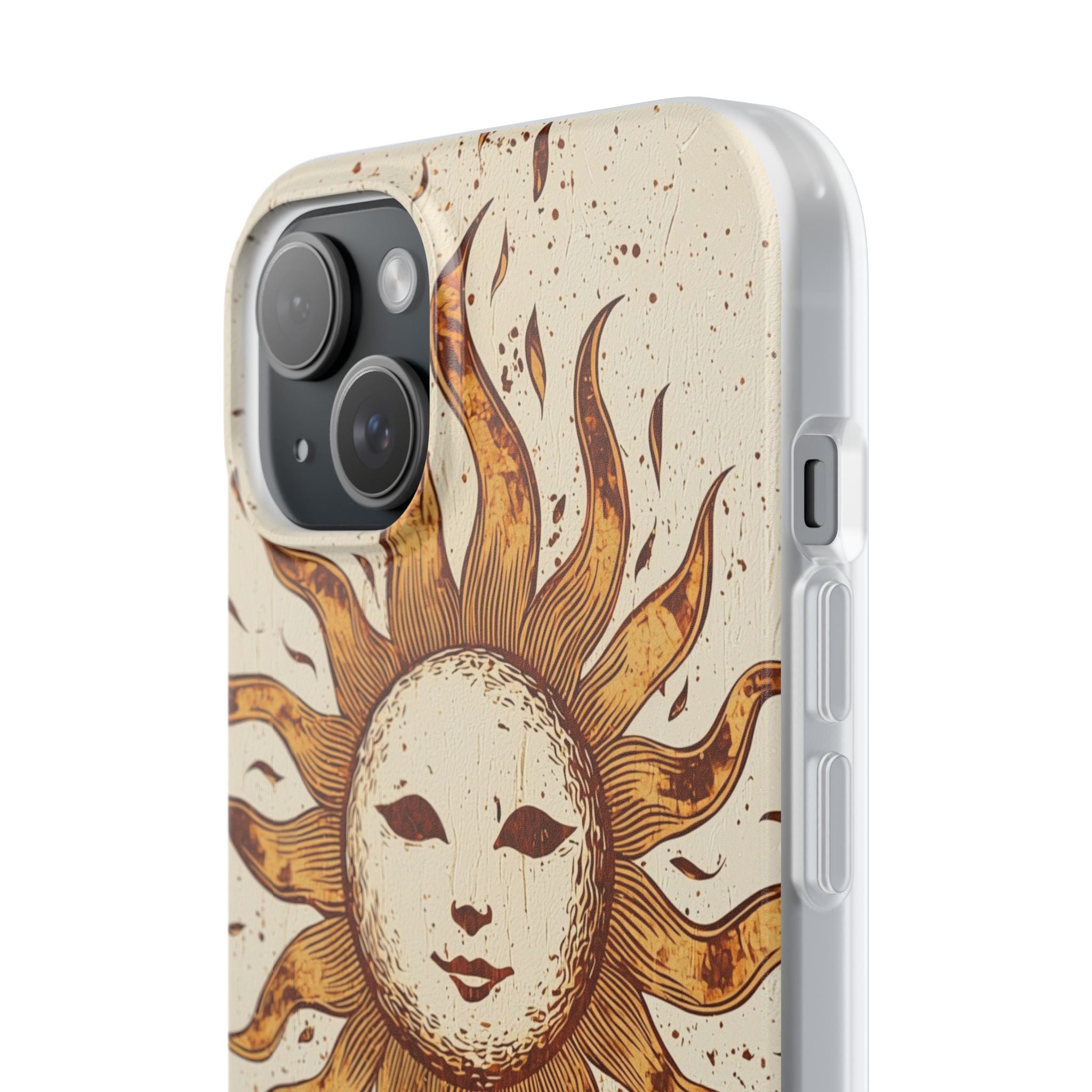 Ρουστίκ Ηλιακή Μάσκα · Soft Θήκη για iPhone