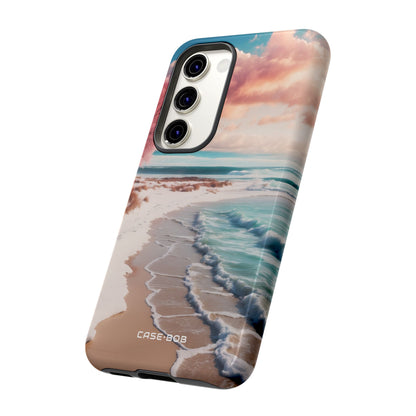 Pink Tree Breeze Samsung S23 Cover - Tough