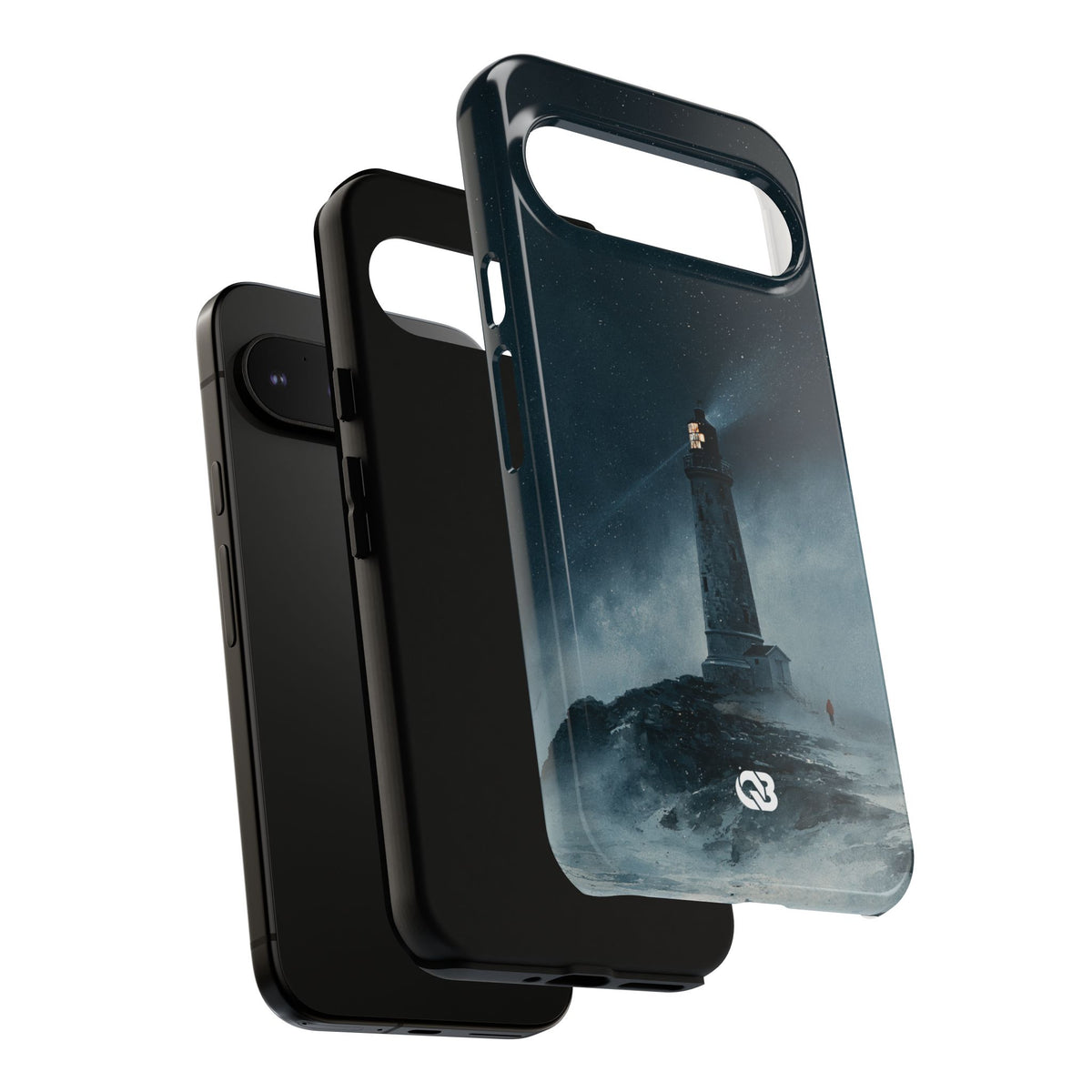 Nordic Coastal Beacon · Tough Phone Case for Pixel ·  Blue