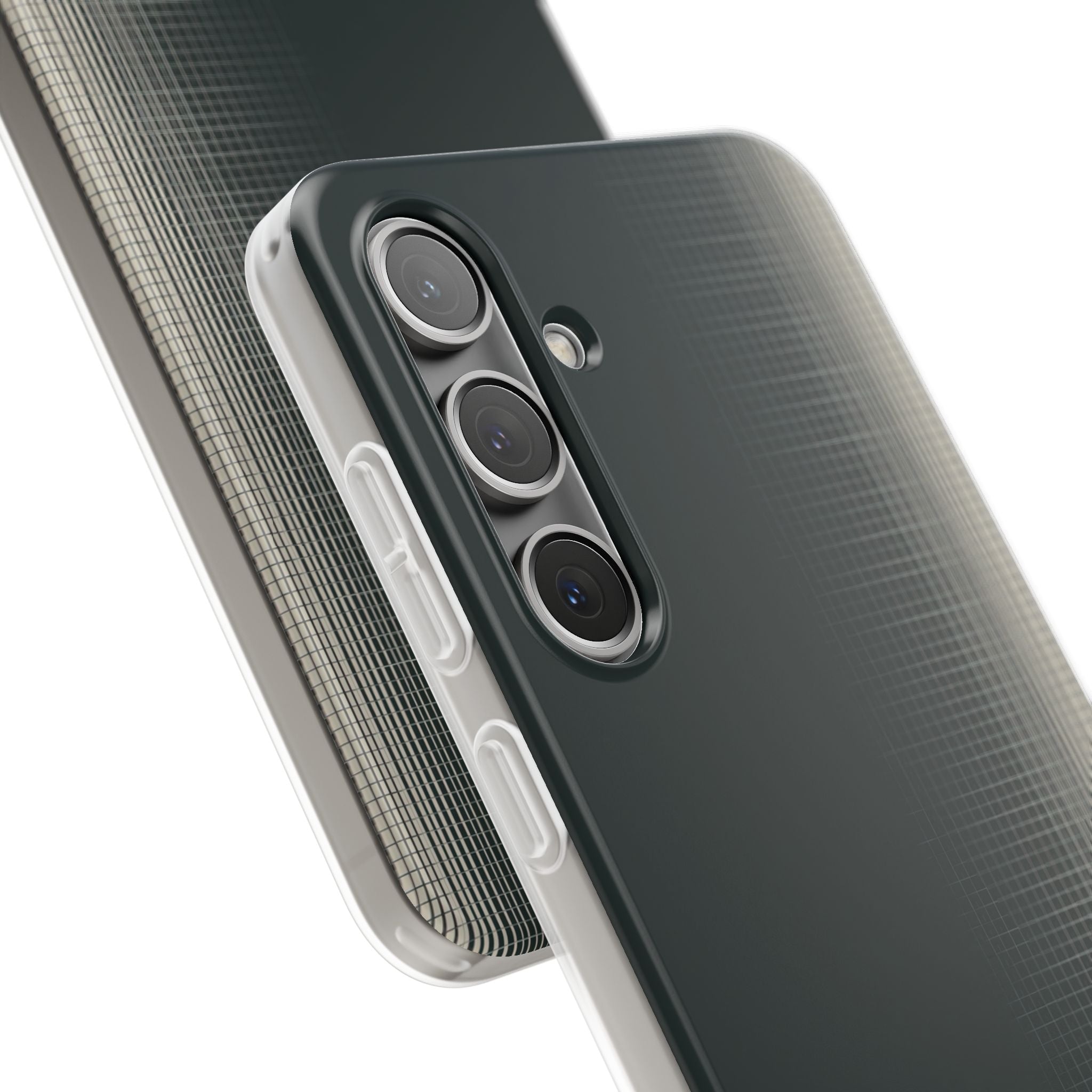 Grey Lite Phone Case for Samsung - Charcoal Tech Grid