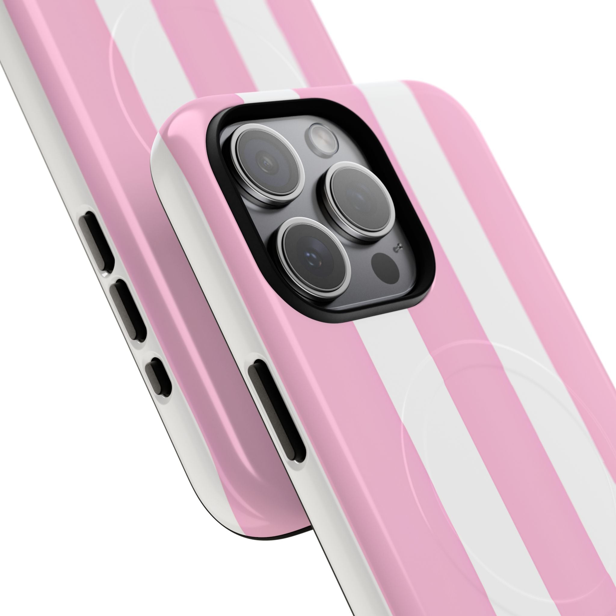 Soft Pink Stripe · Tough+ Magsafe