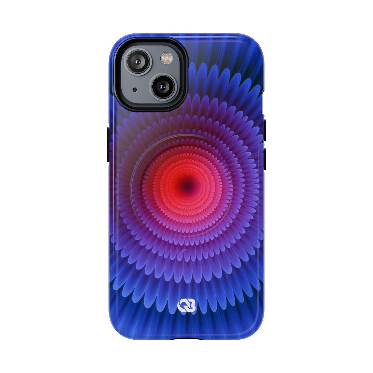 Radial Spectrum Bloom · Tough 2.0 Magnetic Phone Case for iPhone · Blue