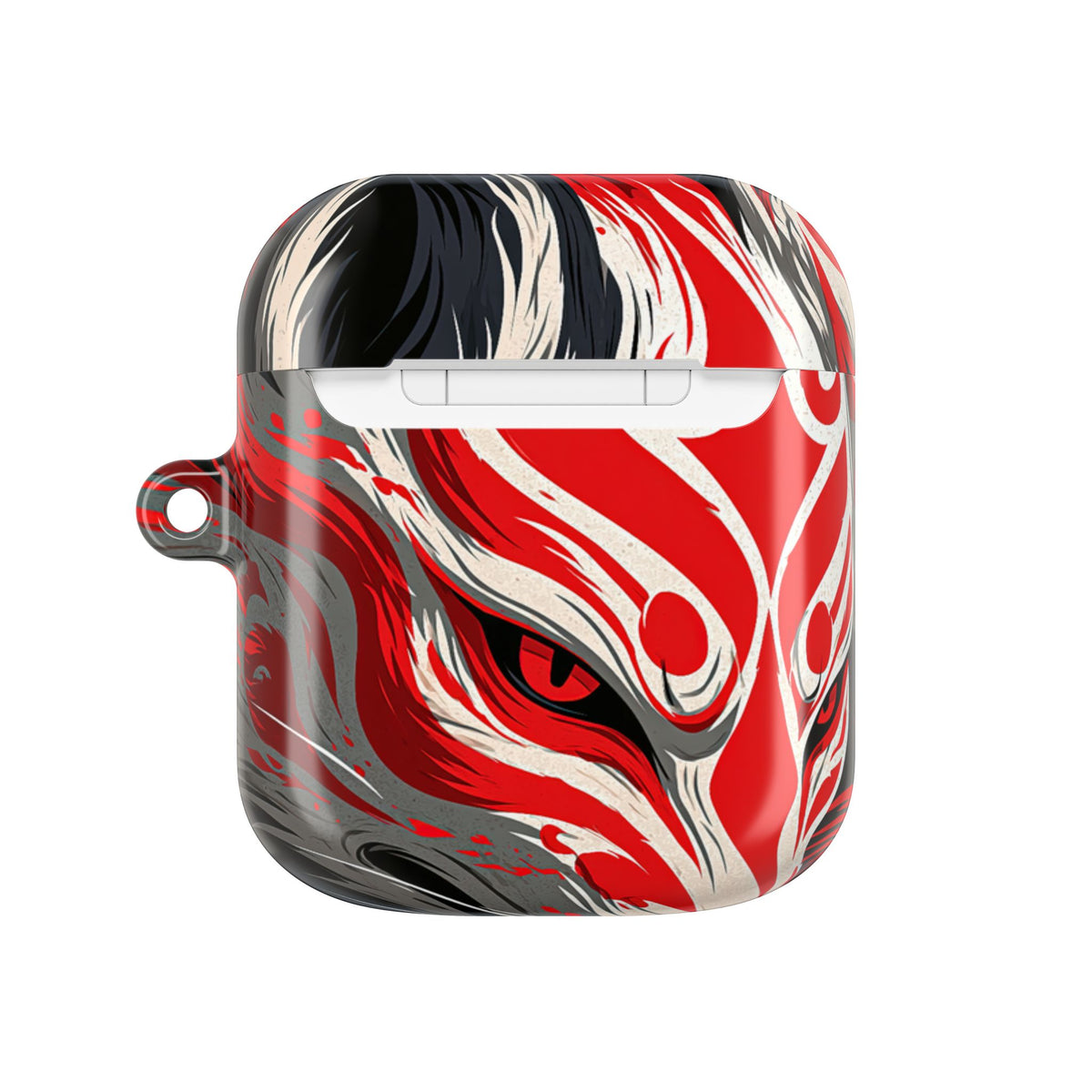Crimson Kitsune Spirit · Hard Case for AirPods & AirPods Pro · Red