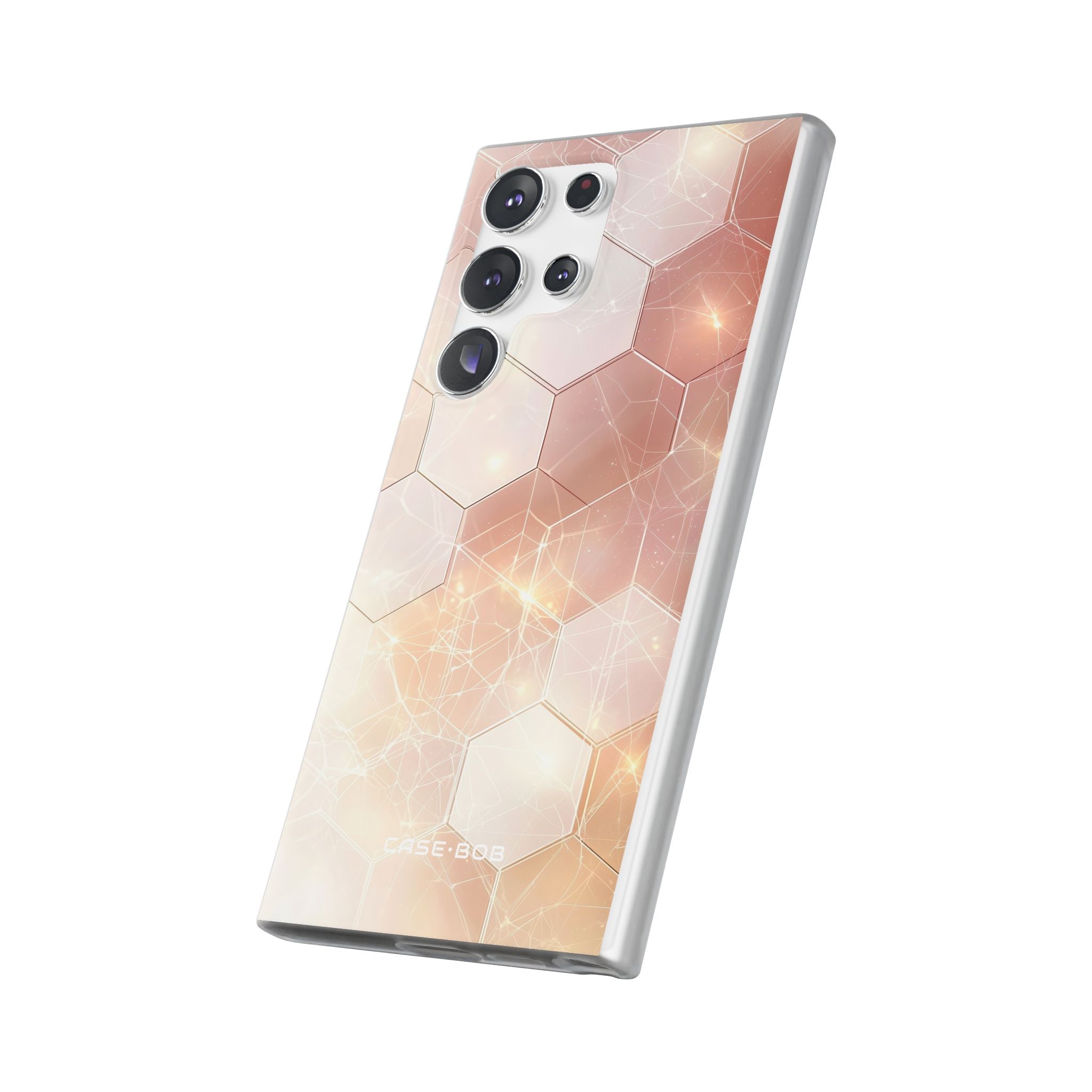 Honeycomb Glow Samsung S23 Ultra Case - Soft