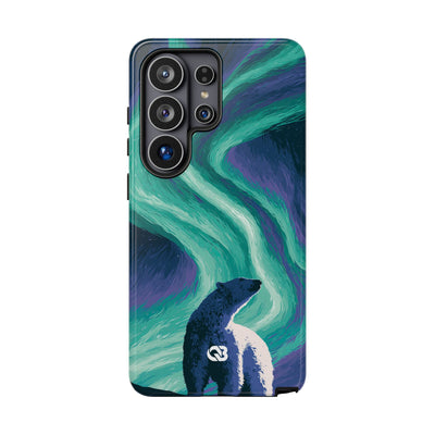 Arctic Aurora Bear · Tough Phone Case for Samsung · Teal