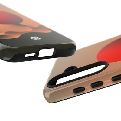 Crimson Sol Ridge · Tough Phone Case for Samsung · Red