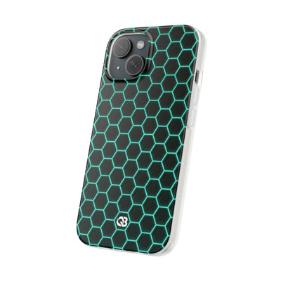 Neon Hex Spectrum · Lite Phone Case for iPhone ·  Teal
