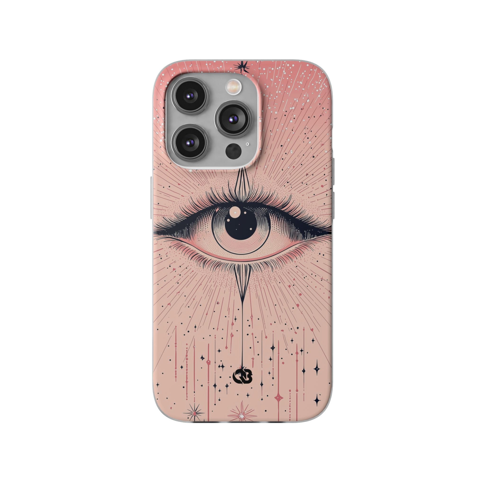 Obsidian Cosmic Gaze · Soft Phone Case for iPhone
