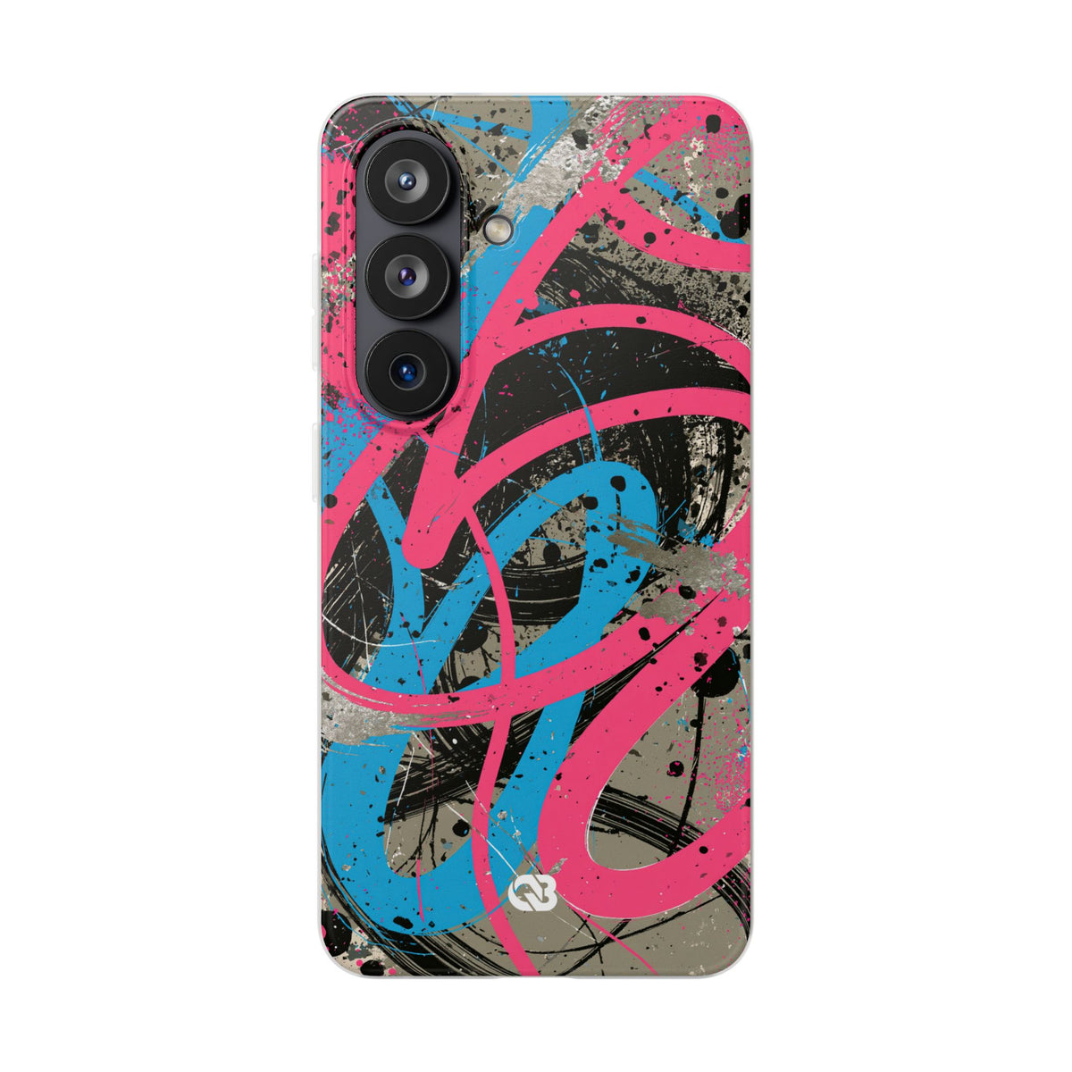 Cyber Splatter Flow · Lite Phone Case for Samsung · Pink