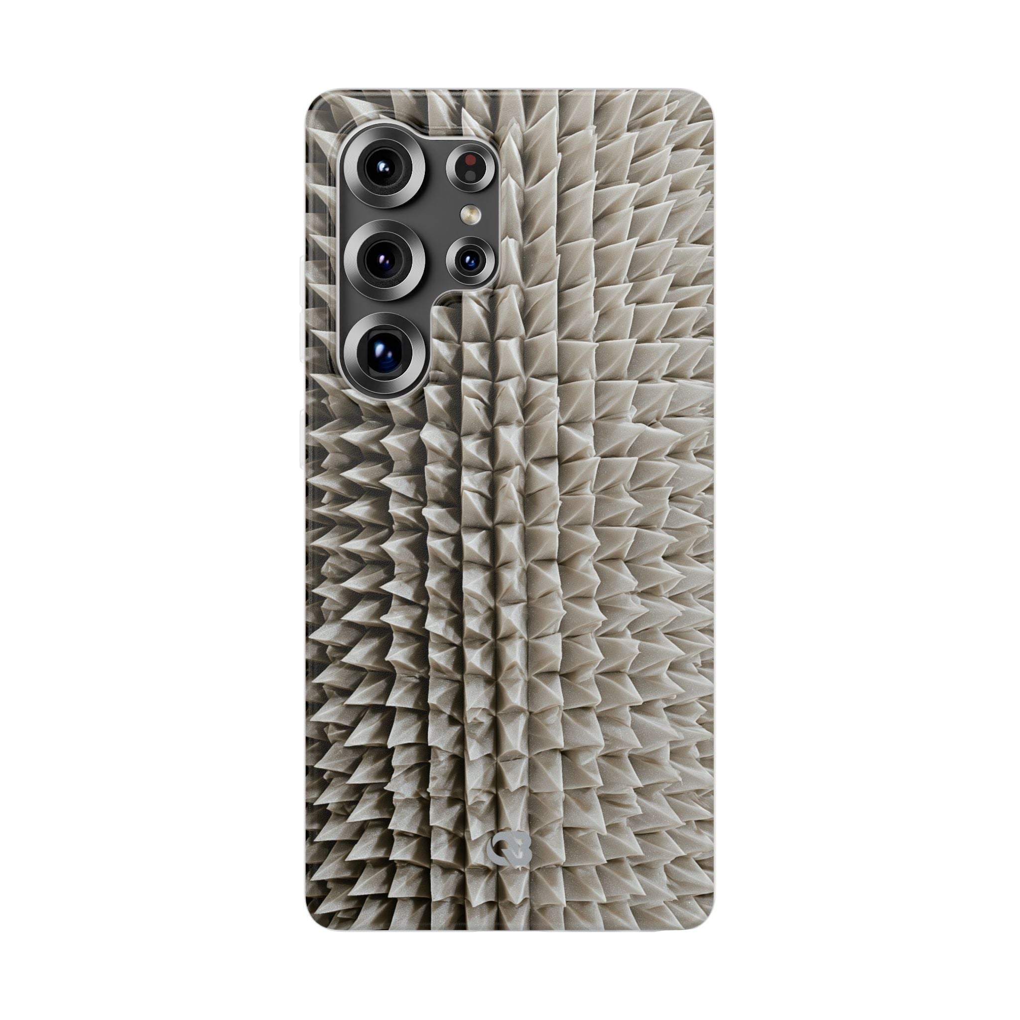 Beige Lite Phone Case for Samsung - Bone Spiked Grid