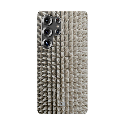 Beige Lite Phone Case for Samsung - Bone Spiked Grid