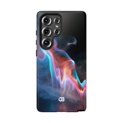 Neon Waveform · Tough Phone Case for Samsung · Black